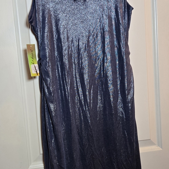 Derek Heart Blue Dress - Picture 3 of 5